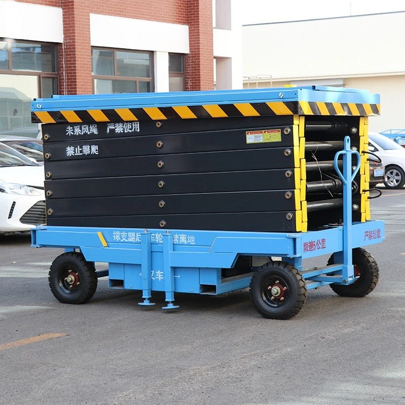 Electric Scissor Lift Warehouse factory